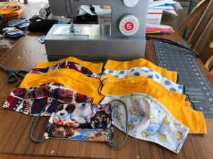 sewing face masks for COVID-19