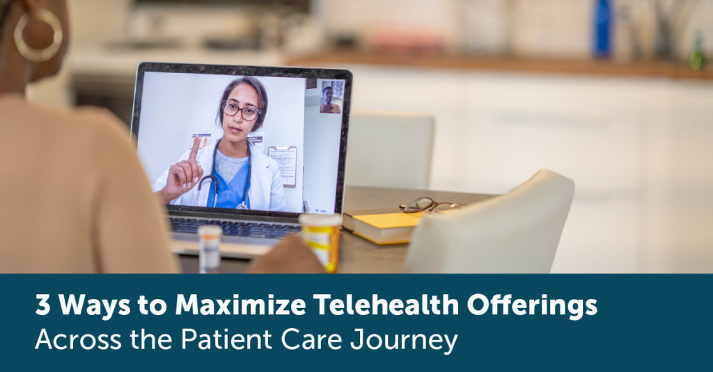Patient in telehealth appointment