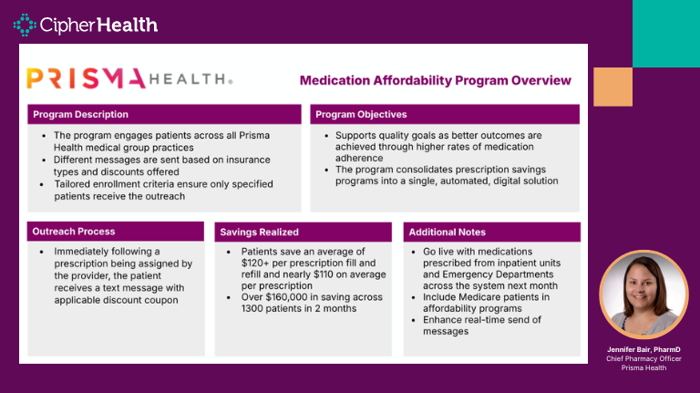 Prisma Med Affordability