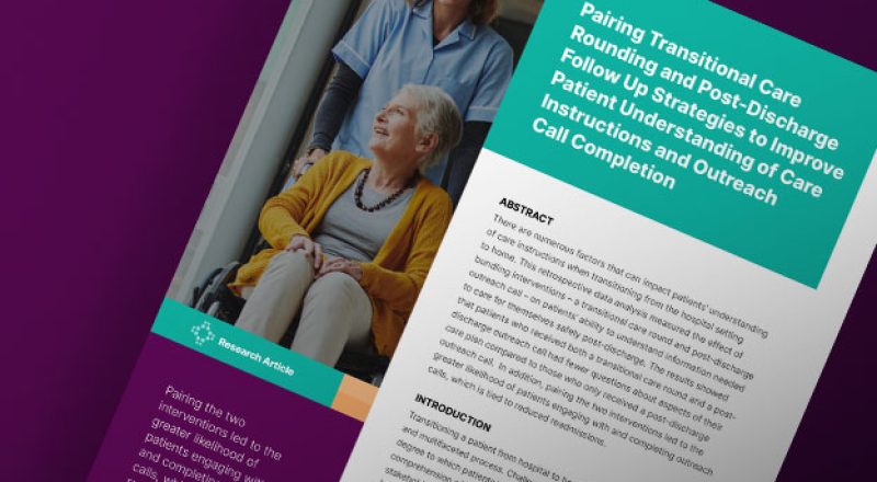 Pairing Transitional Care Rounding Ra